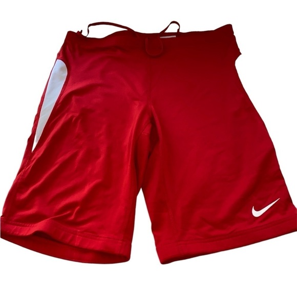 Nike Dri Fit shorts elastic drawstring waist zippered pocket in back size large - Picture 1 of 9